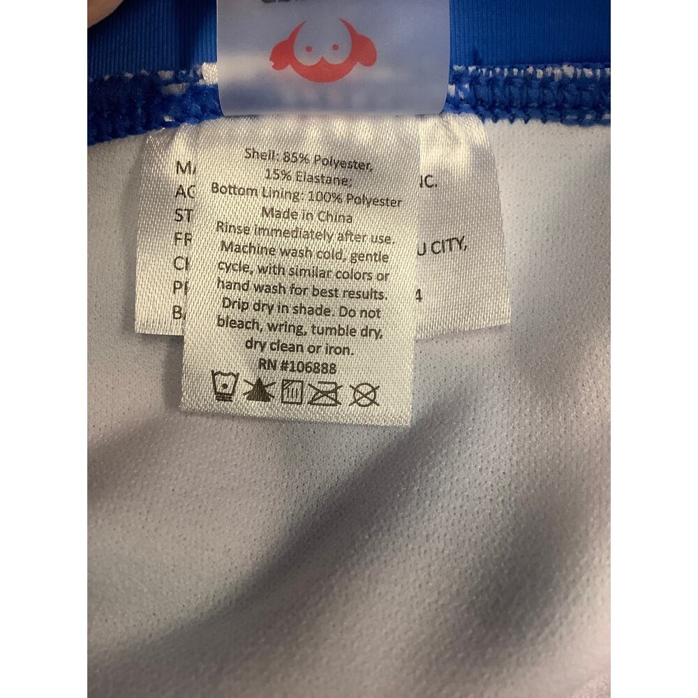 Appaman Girl's 7 Checkerboard Oceana Rash Guard Set Swim Suit Long Sleeve OS8-26 - Picture 8 of 10